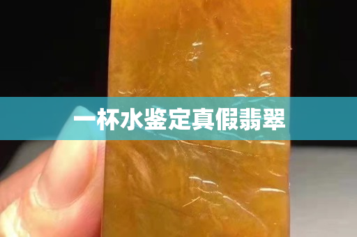 一杯水鉴定真假翡翠