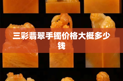 三彩翡翠手镯价格大概多少钱