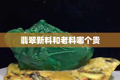 翡翠新料和老料哪个贵