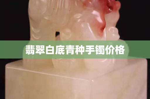 翡翠白底青种手镯价格