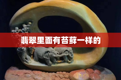 翡翠里面有苔藓一样的