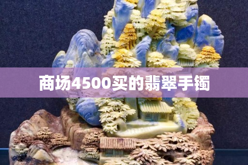 商场4500买的翡翠手镯