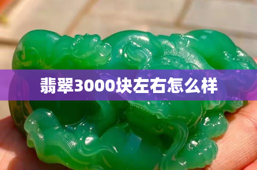翡翠3000块左右怎么样