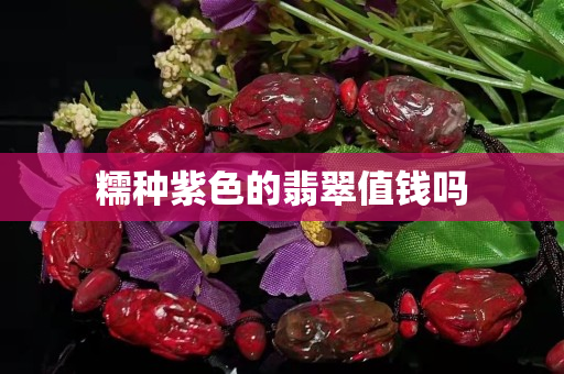 糯种紫色的翡翠值钱吗
