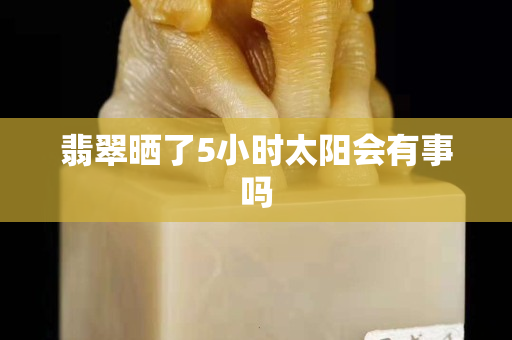 翡翠晒了5小时太阳会有事吗