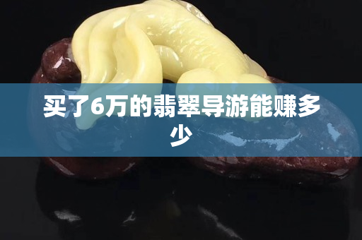 买了6万的翡翠导游能赚多少