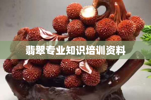 翡翠专业知识培训资料