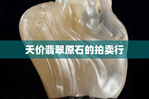 天价翡翠原石的拍卖行