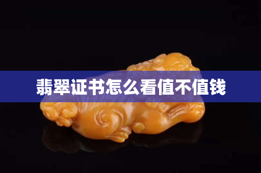 翡翠证书怎么看值不值钱