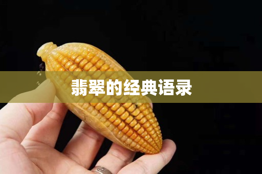 翡翠的经典语录