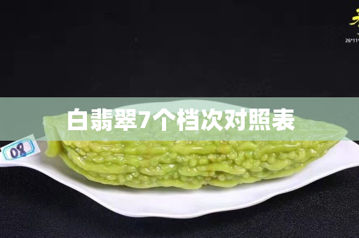 白翡翠7个档次对照表 白翡翠7个档次对照表