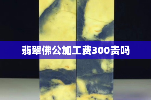 翡翠佛公加工费300贵吗