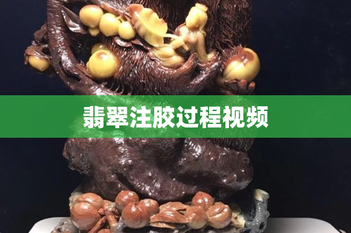 翡翠注胶过程视频
