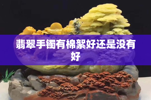 翡翠手镯有棉絮好还是没有好