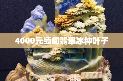 4000元缅甸翡翠冰种叶子