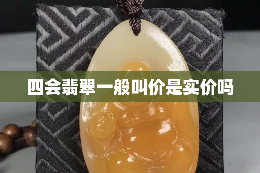 四会翡翠一般叫价是实价吗 四会翡翠一般叫价是实价吗