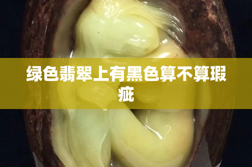 绿色翡翠上有黑色算不算瑕疵