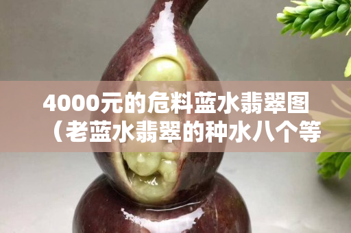 4000元的危料蓝水翡翠图（老蓝水翡翠的种水八个等级）
