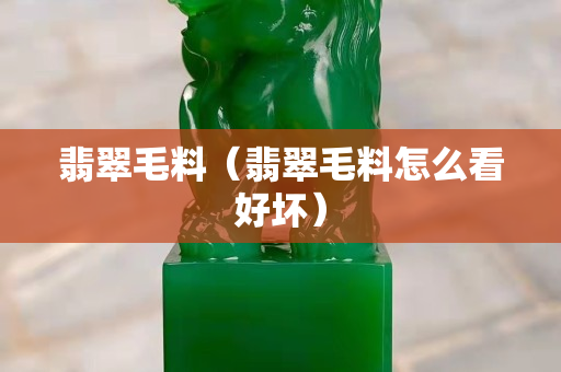 翡翠毛料（翡翠毛料怎么看好坏）