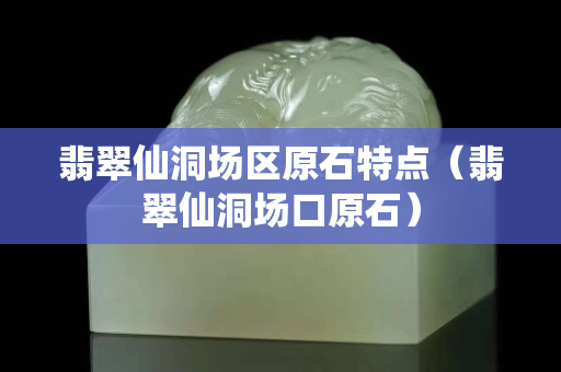 翡翠仙洞场区原石特点（翡翠仙洞场口原石）