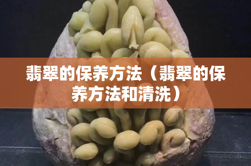 翡翠的保养方法（翡翠的保养方法和清洗）