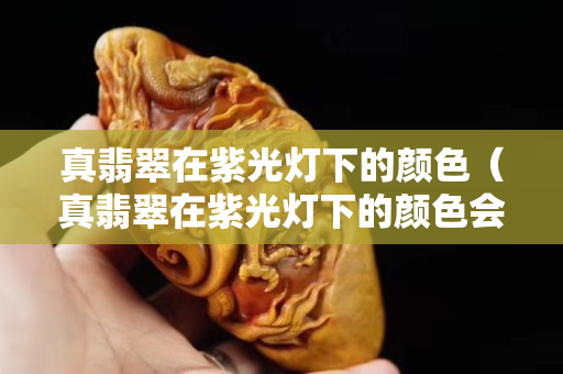 真翡翠在紫光灯下的颜色（真翡翠在紫光灯下的颜色会变吗）
