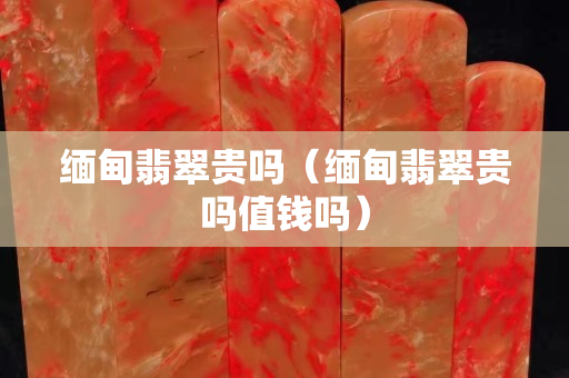 缅甸翡翠贵吗（缅甸翡翠贵吗值钱吗）