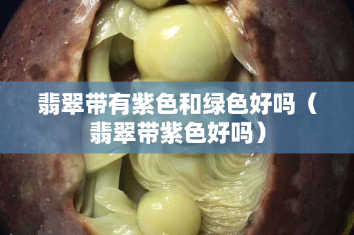 翡翠带有紫色和绿色好吗（翡翠带紫色好吗）