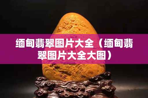 缅甸翡翠图片大全（缅甸翡翠图片大全大图）