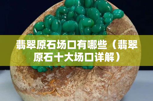 翡翠原石场口有哪些（翡翠原石十大场口详解）