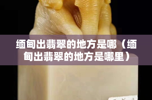 缅甸出翡翠的地方是哪（缅甸出翡翠的地方是哪里）