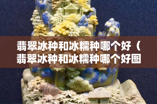 翡翠冰种和冰糯种哪个好（翡翠冰种和冰糯种哪个好图片）