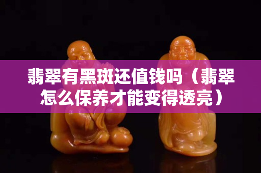 翡翠有黑斑还值钱吗（翡翠怎么保养才能变得透亮）
