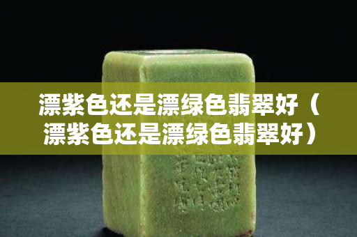 漂紫色还是漂绿色翡翠好（漂紫色还是漂绿色翡翠好）