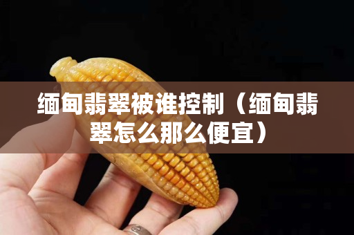 缅甸翡翠被谁控制（缅甸翡翠怎么那么便宜）