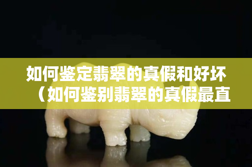 如何鉴定翡翠的真假和好坏（如何鉴别翡翠的真假最直接的方法）