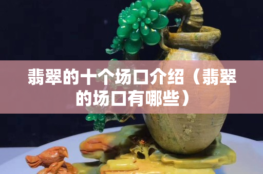 翡翠的十个场口介绍（翡翠的场口有哪些）