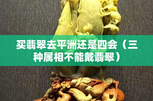 买翡翠去平洲还是四会（三种属相不能戴翡翠）