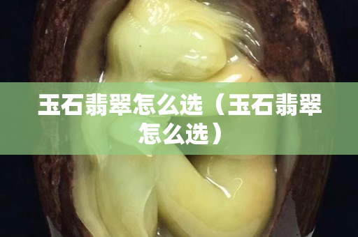 玉石翡翠怎么选（玉石翡翠怎么选）