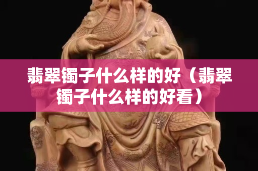 翡翠镯子什么样的好（翡翠镯子什么样的好看）