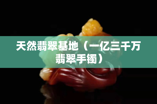 天然翡翠基地（一亿三千万翡翠手镯）