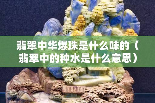 翡翠中华爆珠是什么味的（翡翠中的种水是什么意思）