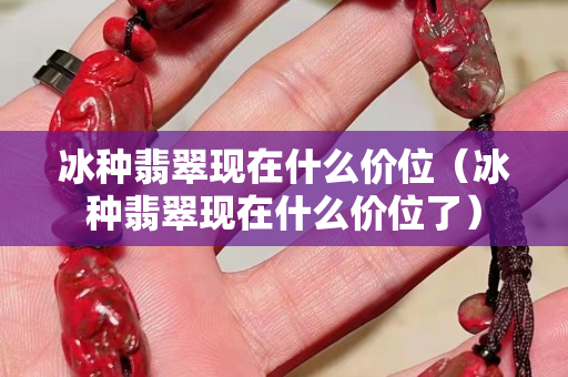 冰种翡翠现在什么价位（冰种翡翠现在什么价位了）