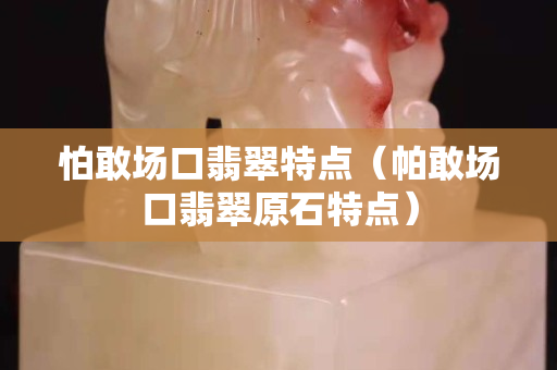 怕敢场口翡翠特点（帕敢场口翡翠原石特点）