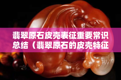 翡翠原石皮壳表征重要常识总结（翡翠原石的皮壳特征）