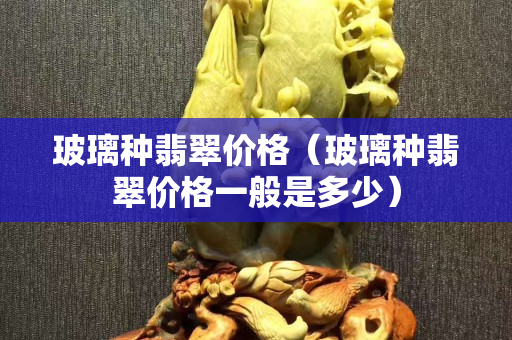 玻璃种翡翠价格（玻璃种翡翠价格一般是多少）