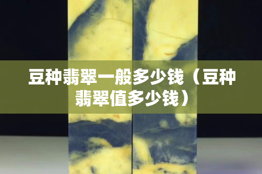 豆种翡翠一般多少钱（豆种翡翠值多少钱）