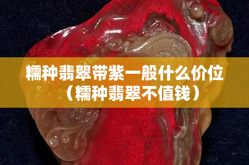 糯种翡翠带紫一般什么价位（糯种翡翠不值钱）