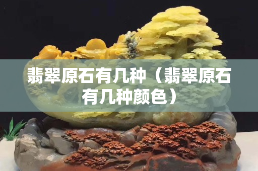 翡翠原石有几种（翡翠原石有几种颜色）