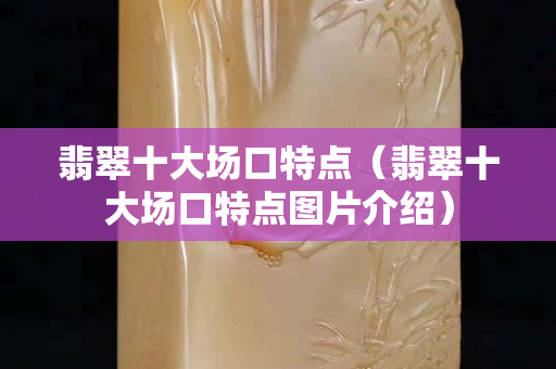 翡翠十大场口特点（翡翠十大场口特点图片介绍）